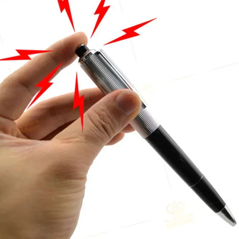 Shock Pen Prank Toy - 1L-1個入り、クリエイティブな電気ショックペンおもちゃ。実用的なガジェットで、ジョークやいたずらに最適。面白いプレゼントとして、友人への贈り物にぴったり。