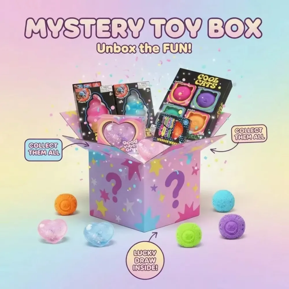 スクイッシー・ミステリーボックス、ゆっくり膨らむフィジェット - Novelty Gifts のレビューと価格