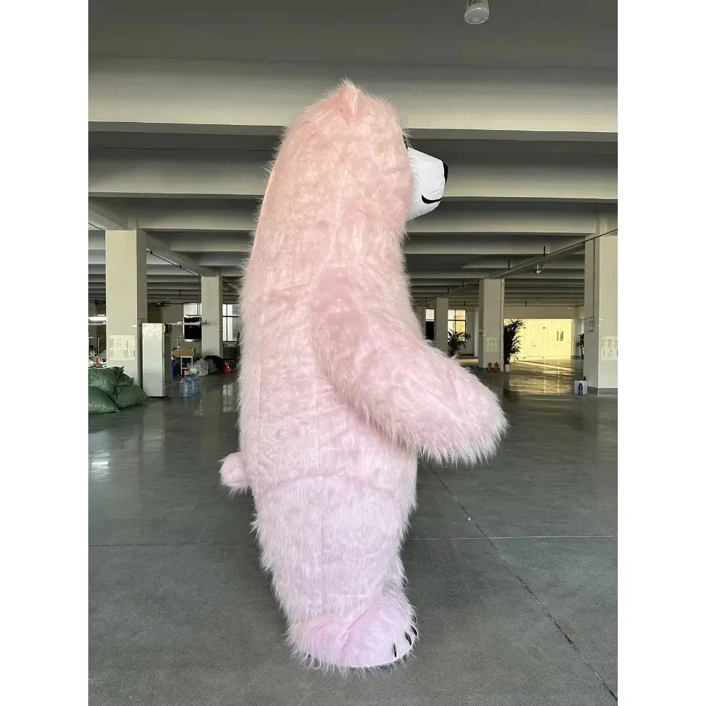 空気で膨らませるピンクのクマの着ぐるみ。大人用。アニメ風コス - Costumes のレビューと価格