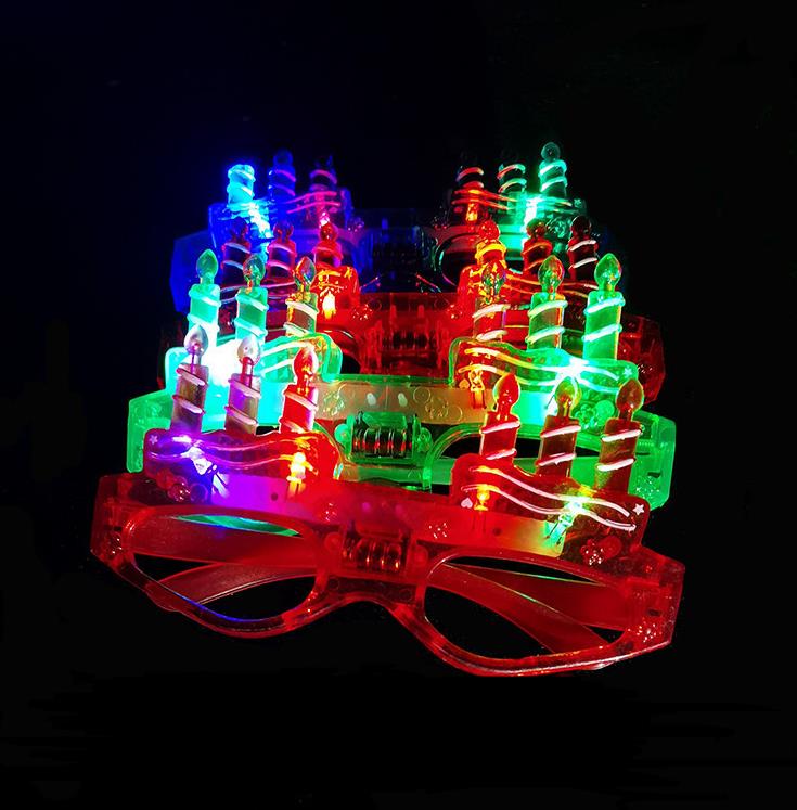 パーティー,ハロウィーン,クリスマス,結婚式,カーニバル,誕 - Glow In The Dark Party Glasses のレビューと価格