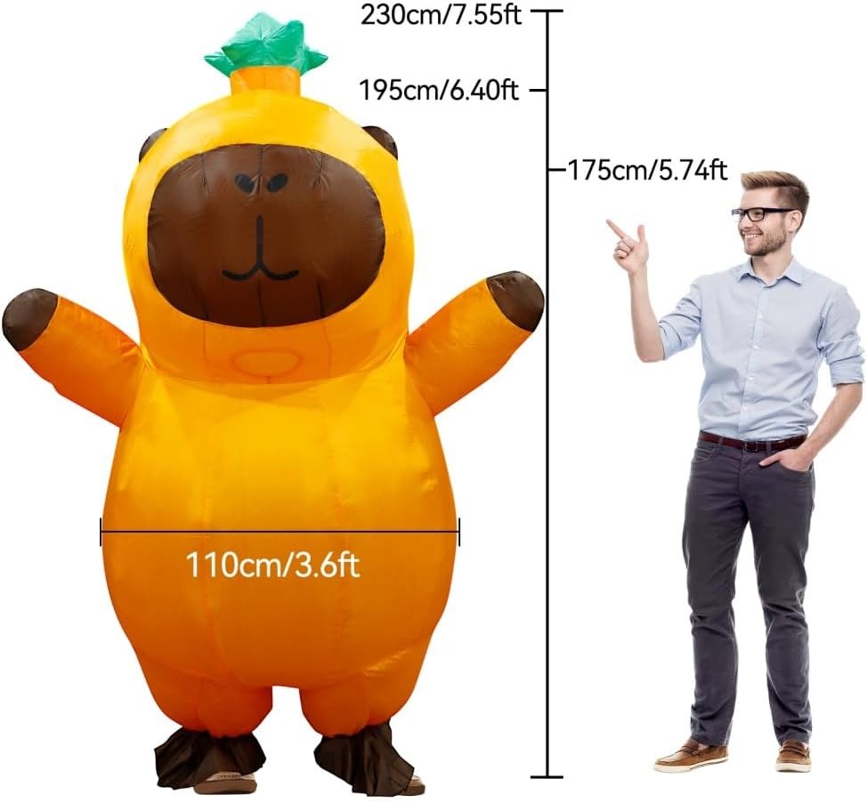 カピバラの着ぐるみ（大人用）、面白い着ぐるみ、大人用の膨らま - Costumes のレビューと価格