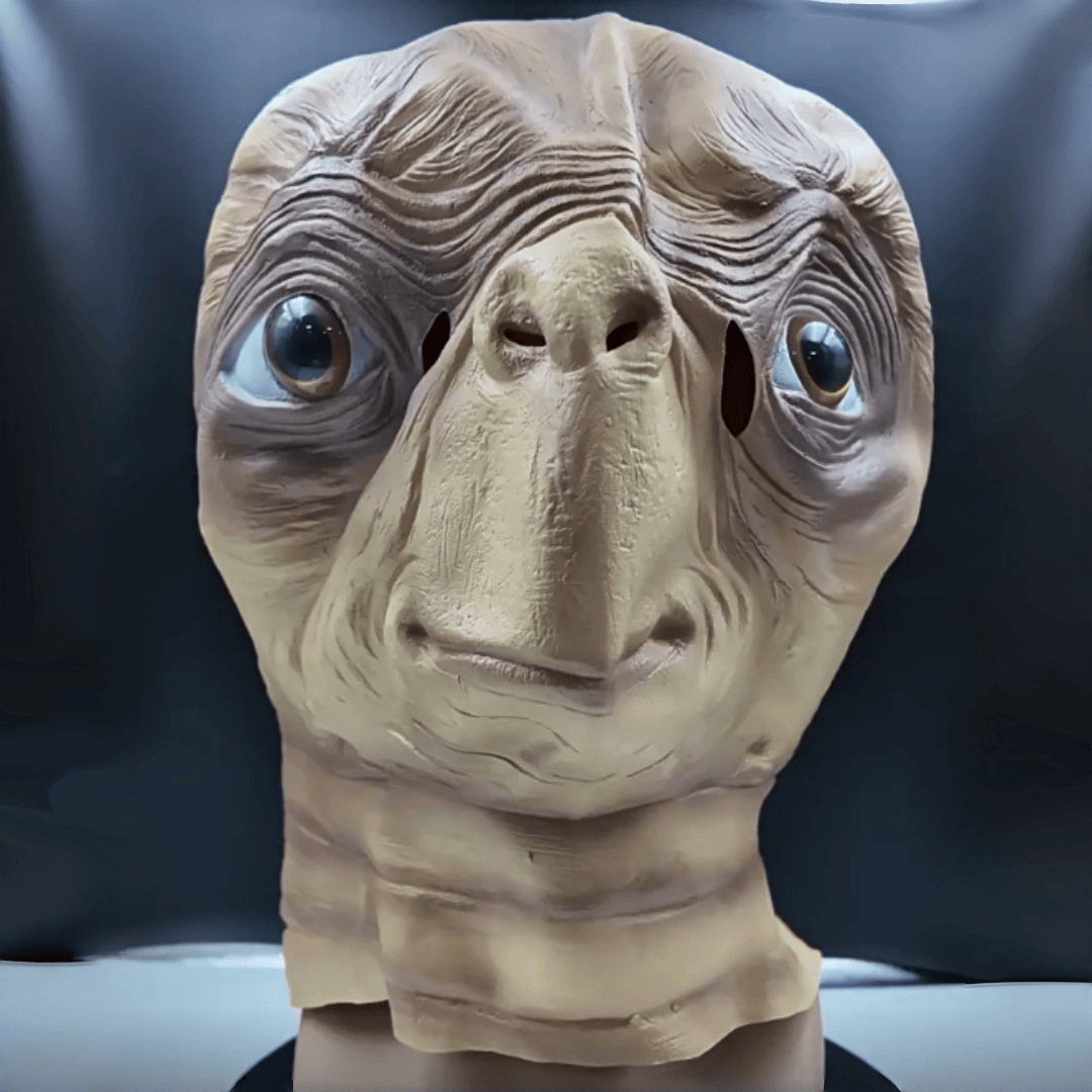 リアルな外星人ETのラテックスマスク。ハロウィーン、カーニバ - Latex Alien Mask Realistic のレビューと価格