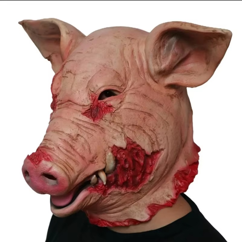 新しい面白いコスプレマスク。馬の顔を模した、いたずらや茶化し - Prank Toys のレビューと価格