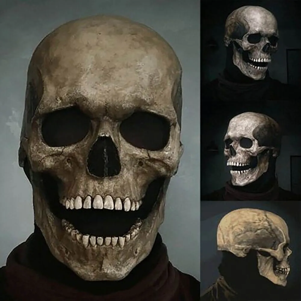 ハロウィーンのラテックス製スカルマスク,怖いホラーの装飾,コ - Led Purge Mask Halloween のレビューと価格