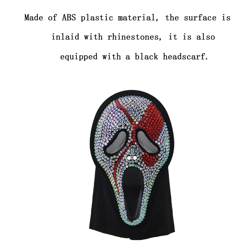 コスプレ ユニークな出血効果 ダイヤモンドがちりばめられたゴ - Led Purge Mask Halloween のレビューと価格