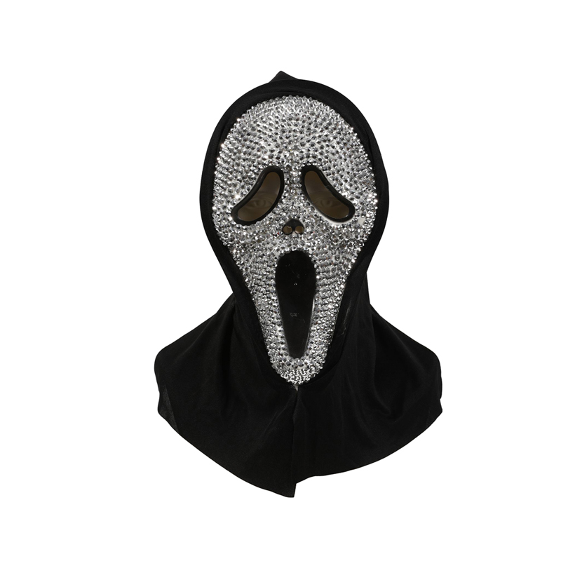 コスプレ ユニークな出血効果 ダイヤモンドがちりばめられたゴ - Led Purge Mask Halloween のレビューと価格