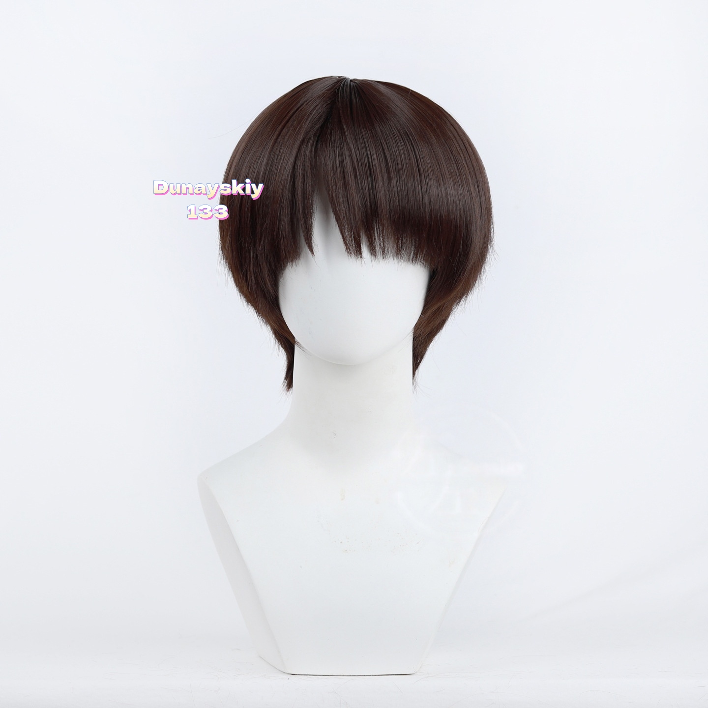 天童あかね、大門寺仙太郎のコスプレ用ウィッグ。短い紫色と青色 - Anime Cosplay Wig Heat Resistant のレビューと価格