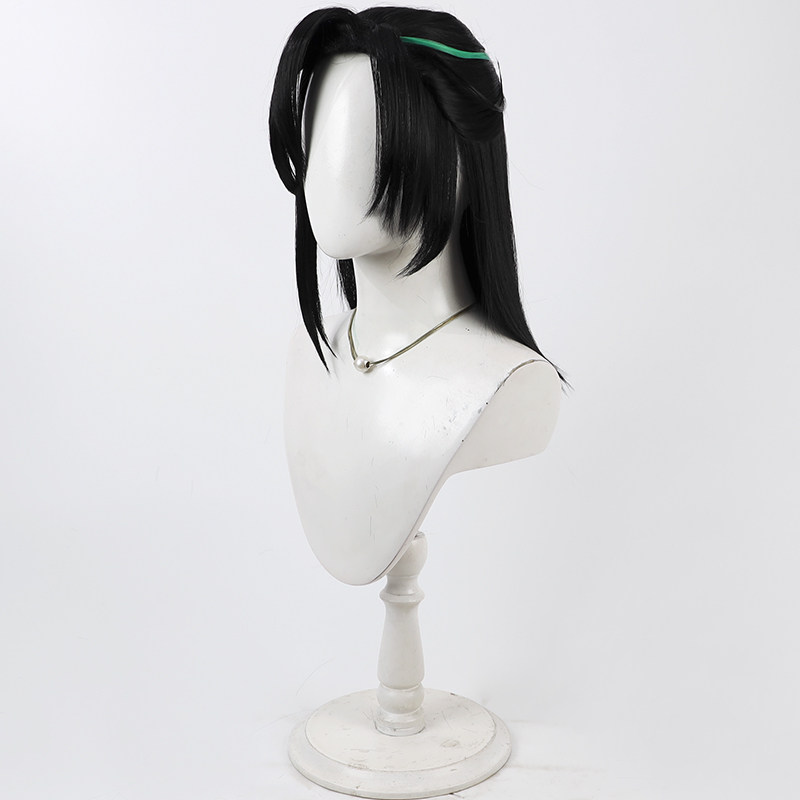 佐々木 コスプレウィッグ 刀剣乱舞 黒緑 ショート人工毛 耐 - Anime Cosplay Wig Heat Resistant のレビューと価格