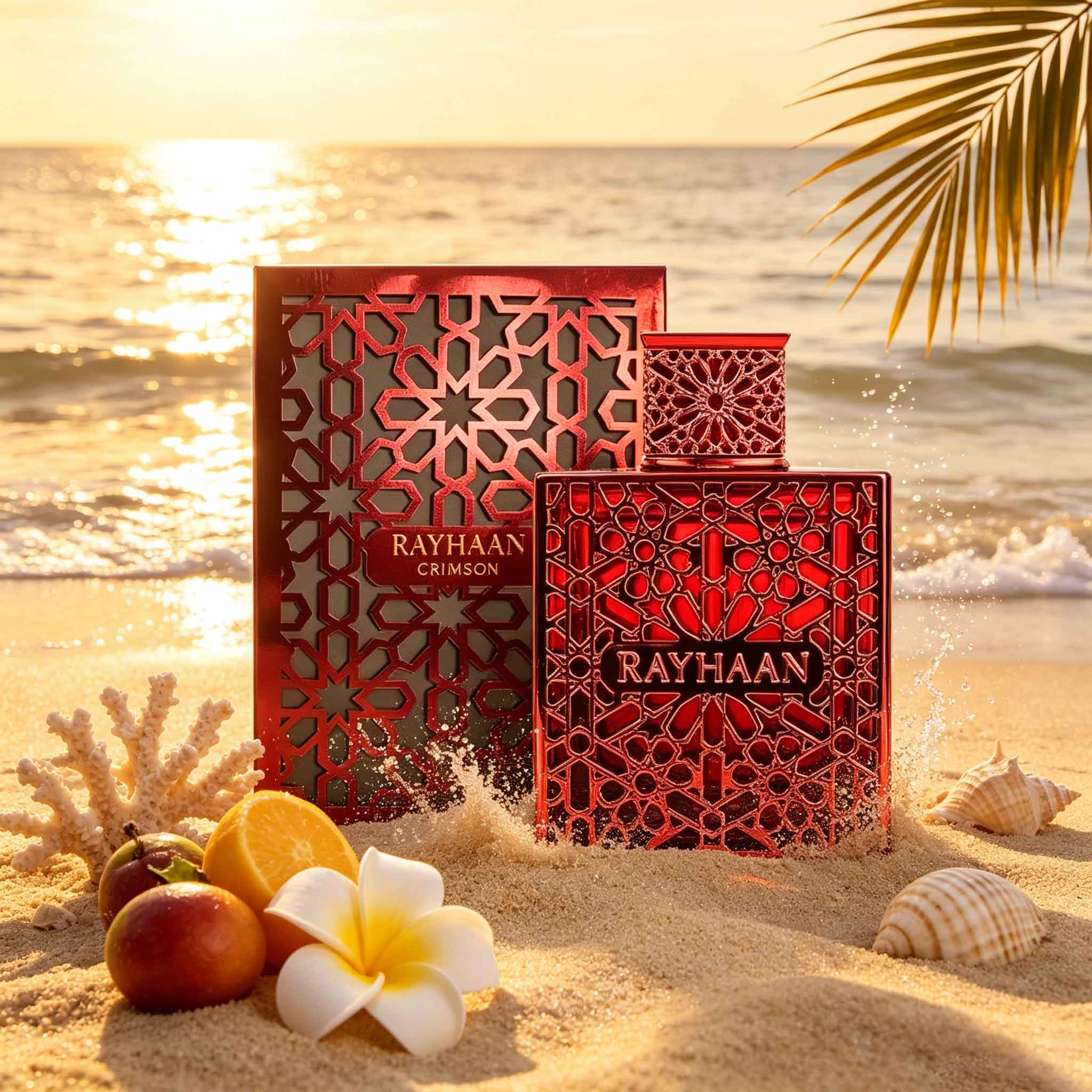 レイハーン レッド 100ml EDP、豪華で目を引く赤と金 - Novelty Gifts のレビューと価格