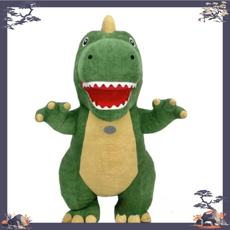 巨大なインフレータブル緑の恐竜マスコットコスチューム面白い恐 - Inflatable Dinosaur Costume Adult のレビューと価格